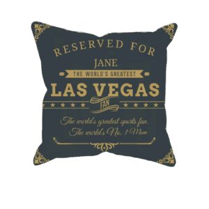 Personalized Las Vegas Hockey Fan Printed Pillow Case