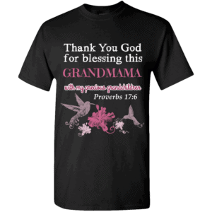 Thank God Personalized Custom Printed T-shirts Design Black