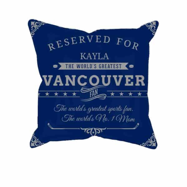 Personalized Vancouver Hockey Fan Pillow Case
