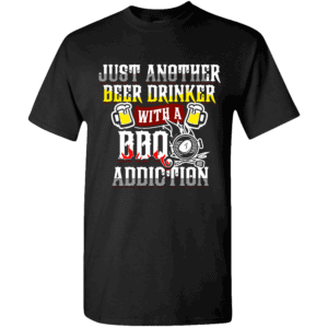 BBQ Custom Printed T-shirts Design Black