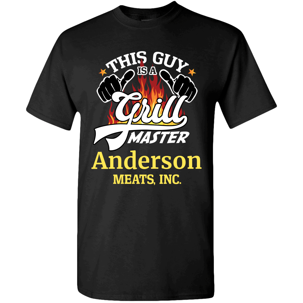 Grill Master - Personalized Custom Printed T-shirts | T-Shirts Hoodies