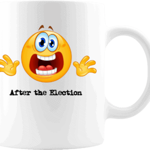 Custom Printed Emoji After the Election Coffee Mug