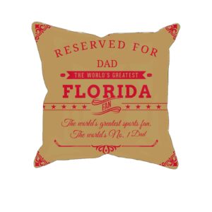 Personalized Printed Florida Hockey Fan Pillow Case