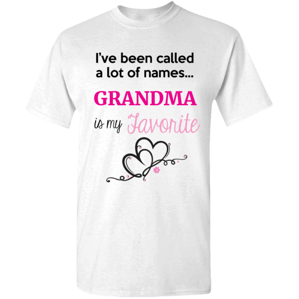 Called Names Personalized T-shirts Design White T Shirt
