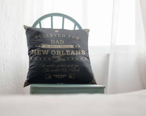 Personalized Printed New Orleans Football Fan Pillow Case