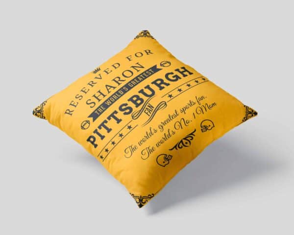 Personalized Printed Pittsburgh Football Fan Pillow Case Site 01