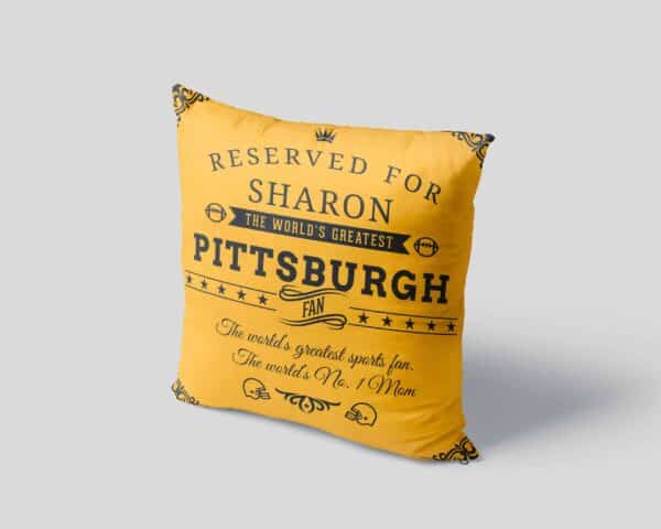 Personalized Printed Pittsburgh Football Fan Pillow Case site 04