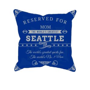 Personalized Printed Seattle Football Fan Pillow Case