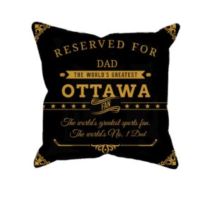 Personalized Ottawa Hockey Fan Pillow Case