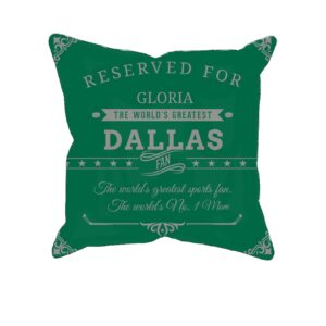 Personalized Printed Dallas Hockey Fan Pillow Case