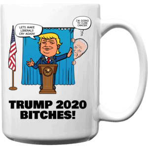 Biden Trump Custom Printed Coffee Mug 15oz White