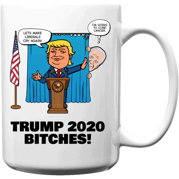 Biden Trump Custom Printed Coffee Mug 15oz White