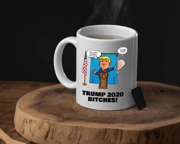 Biden Trump Custom Printed Coffee Mug 15oz White