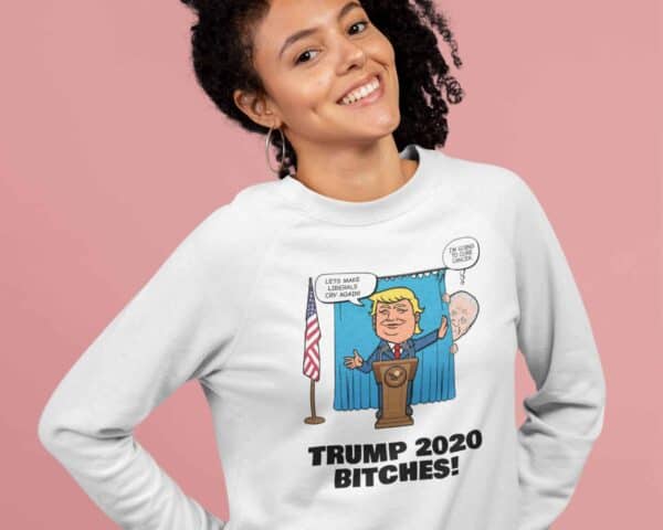 Biden Trump Custom Printed Crewneck Sweat Shirt