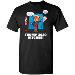 Biden Trump Custom Printed Unisex T-Shirt Black