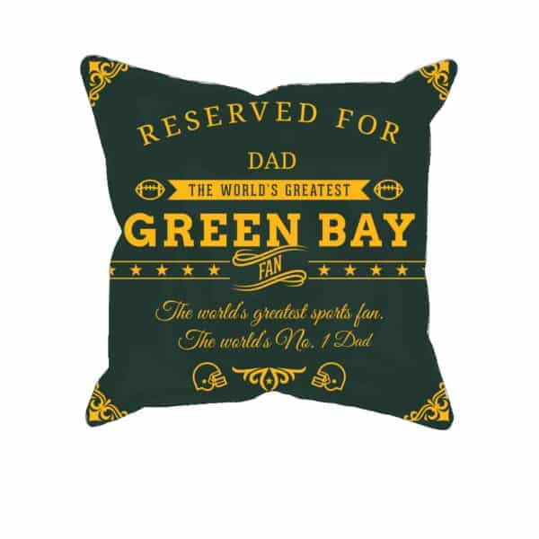 Green Bay Football Fan Personalized Printed Pillow Case