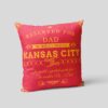 Kansas City Football Fan Personalized Printed Pillow Case view 2