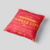 Kansas City Football Fan Personalized Printed Pillow Case view3