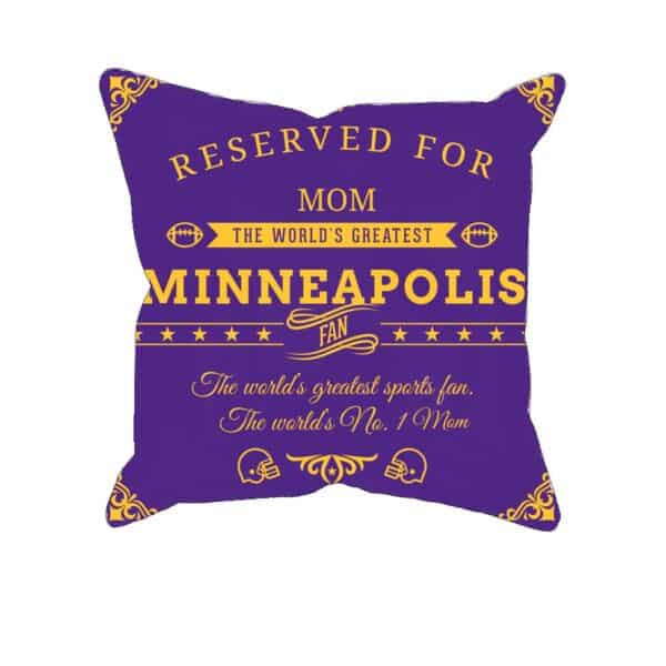 Personalized Printed Minneapolis Football Fan Pillow Case