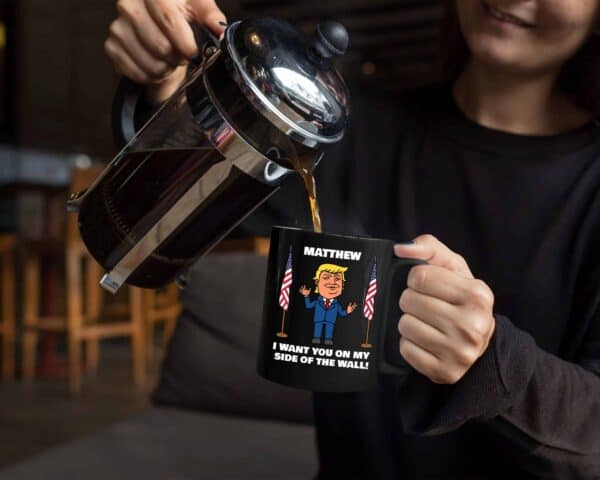 My Side of The Wall Trump Personalized Custom Printed Coffee Mug