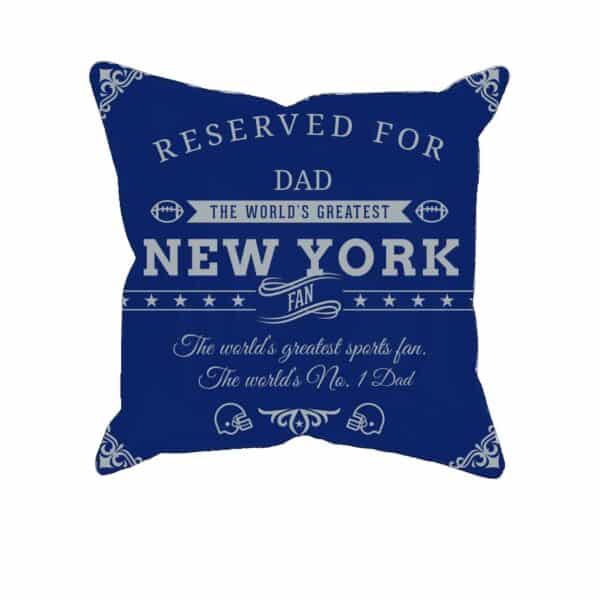 New York Football Sports Fan Personalized Printed Pillow Case
