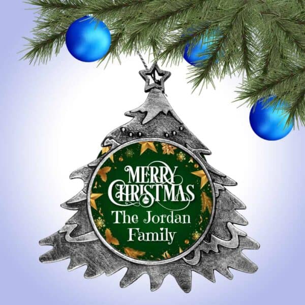 Personalized Christmas Tree Ornament – Merry Christmas From