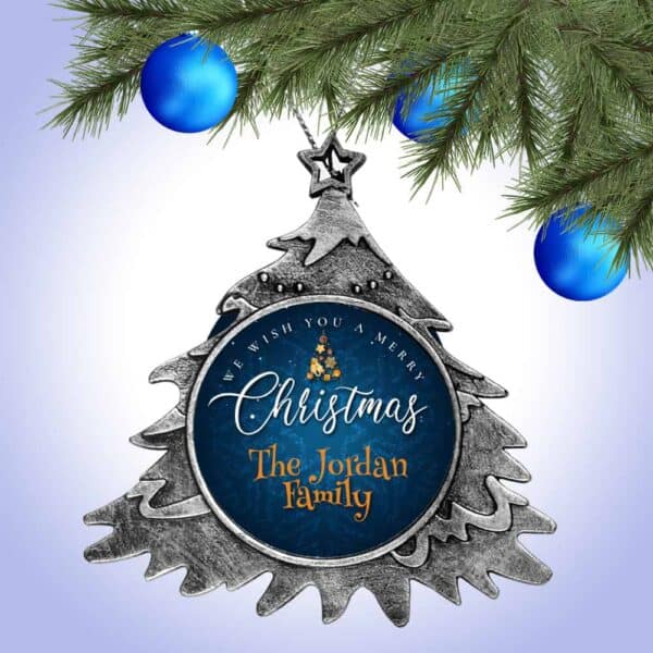 Personalized Christmas Tree Ornament - We Wish You A Merry Christmas Personalized Christmas Tree Ornament – We Wish You A Merry Christmas