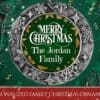 Personalized Round Ornament – Merry Christmas From