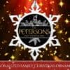 Personalized Snow Crystal Ornament - First Christmas with Snowman Design