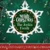 Personalized Snow Crystal Ornament - Merry Christmas From