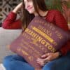 Washington Football Fan Personalized Printed Pillow Case pillow mockup View