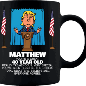 Trump Personalized Custom Printed Coffee Mug Everyone Agrees Black