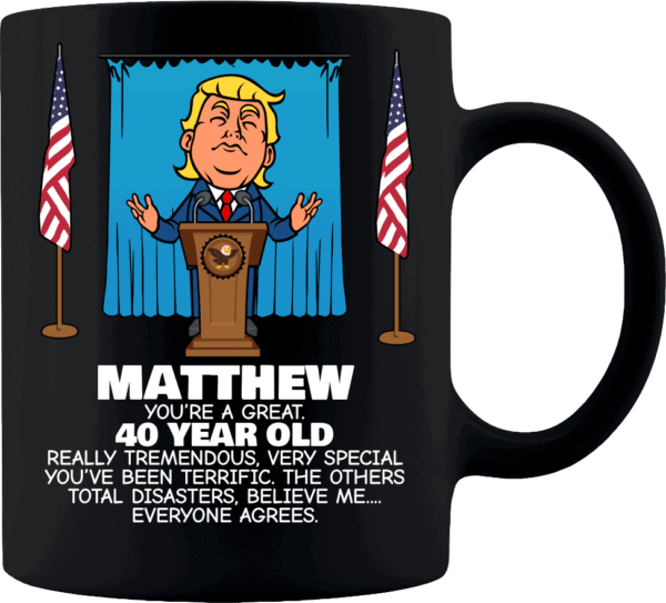 Trump Personalized Custom Printed Coffee Mug Everyone Agrees Black