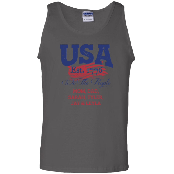 USA We the people - Personalized Custom Printed Tank Top