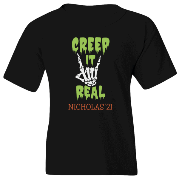 Creep It Real Personalized Custom Halloween T-shirt Youth
