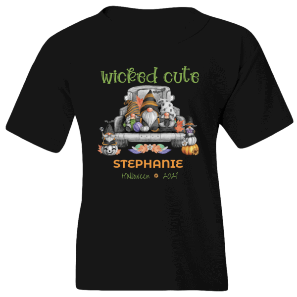 Personalized Youth Halloween T-shirt Design